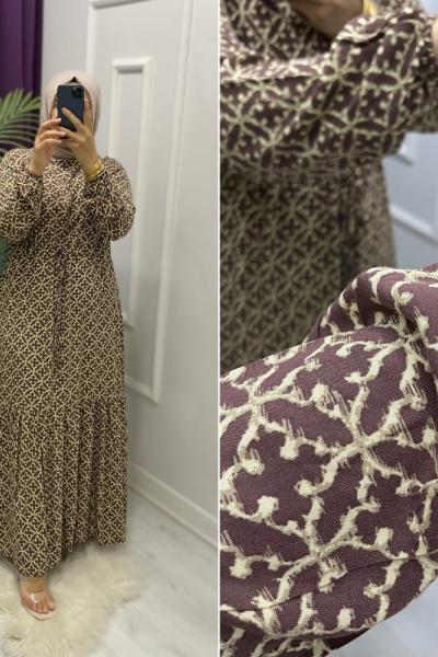 Afro Elbise Sütlü Kahve