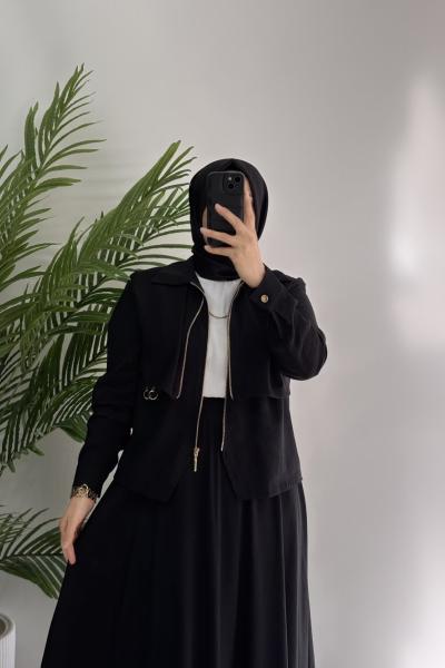 Aksesuarlı Takım Siyah