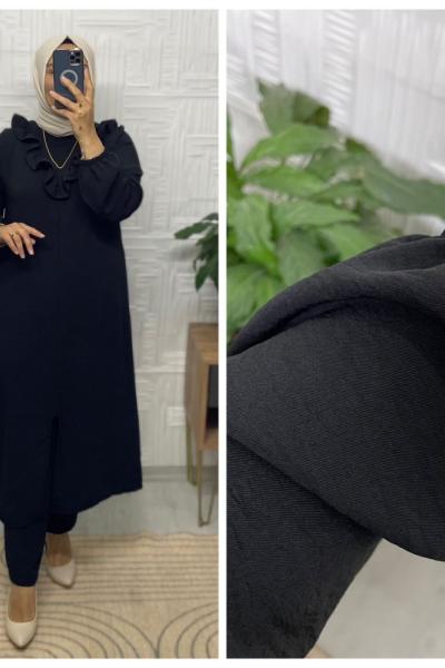 Alesya Tesettür Takım  Siyah