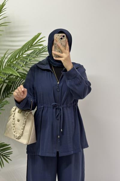 Bağcıklı Spor Takım İndigo Mavi