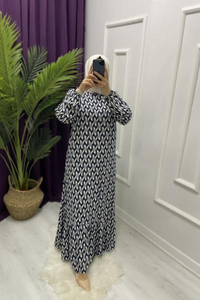 Başak Elbise Lacivert