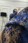 Batik Tesettür Elbise Lacivert