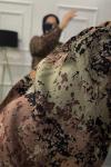 Batik Tesettür Elbise Vizon