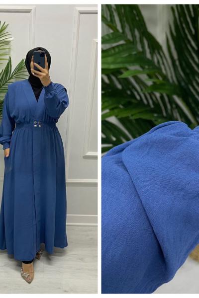 Cansel Tesettür Kap Mavi