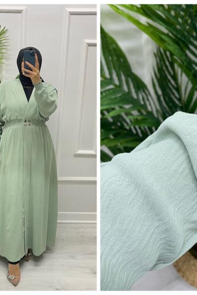 Cansel Tesettür Kap Su Yeşili