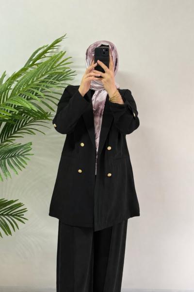 Ceketli Takım Siyah