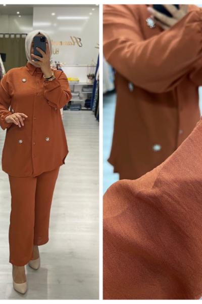 Dila Tesettür Takım Kiremit