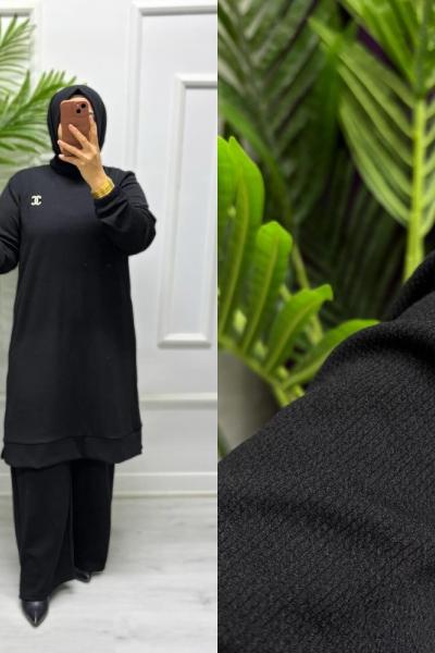 Dorika Tesettür Takım Siyah