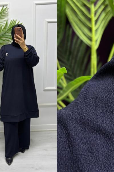Dorika tesettür takım Lacivert