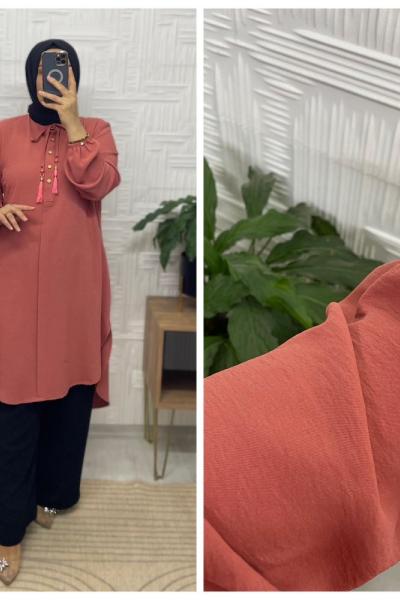Ebrar Tesettür Tunik Somon