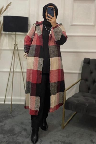 Efsun Oduncu Tesettür Gömlek Pembe