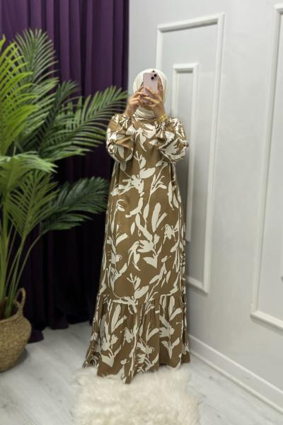 Fırça Desen Elbise Bal