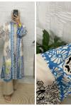 İkol Tesettür Kimono Açık Mavi