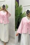 Kimono Gömlek Pembe
