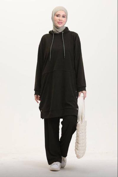 Kışlık Eşofman Takımı Siyah