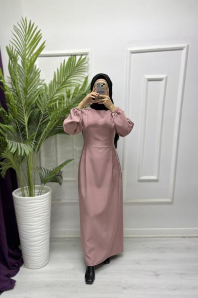 Kumru Elbise Pembe