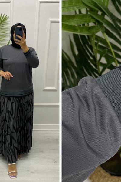 Melin Etekli Takım Gri