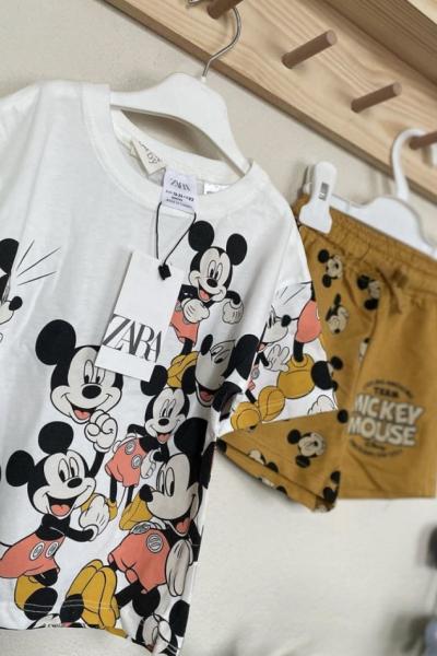 Mickey Mouse Takım Beyaz