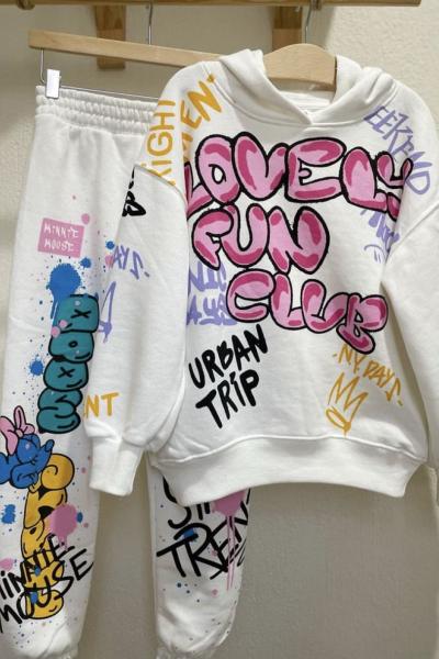 Minnie Mouse Takım Beyaz