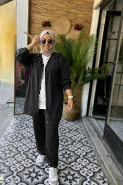 Nes Eşofman Takımı Anadolu Siyahı