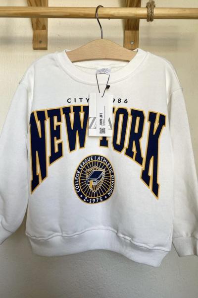New York Sweat Beyaz