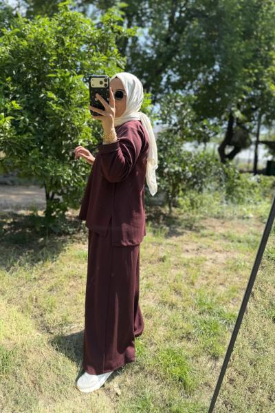 Noşhe Salaş Takım Bordo