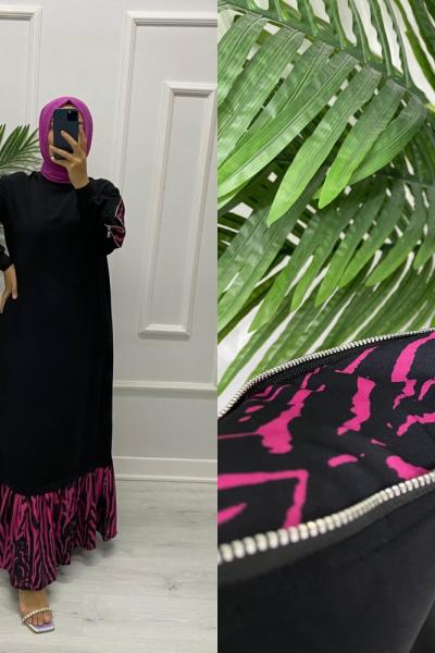 Puane Spor Elbise Siyah