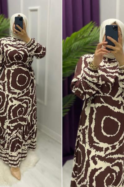 Malefiz Elbise Kahverengi