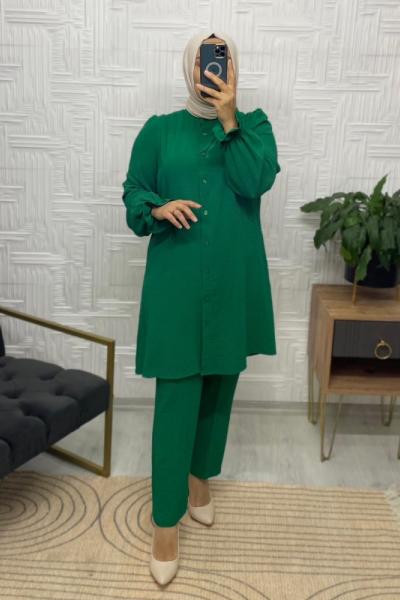 Rüya Tesettür Takım Yeşil