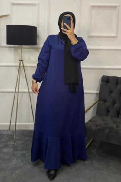 Seyran Elbise Saks Mavisi