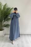 Tensel Kot Elbise Gök Mavi