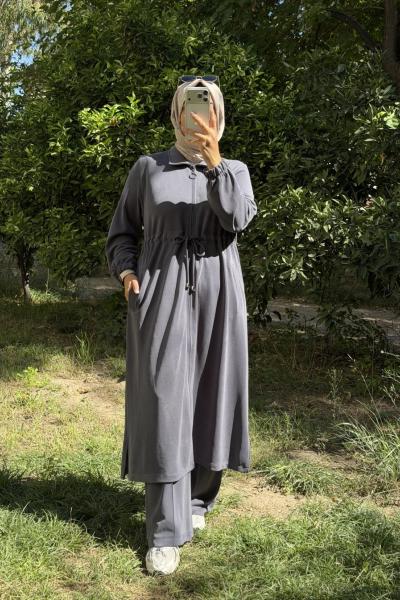 Uzun Boy Takım İndigo Mavi