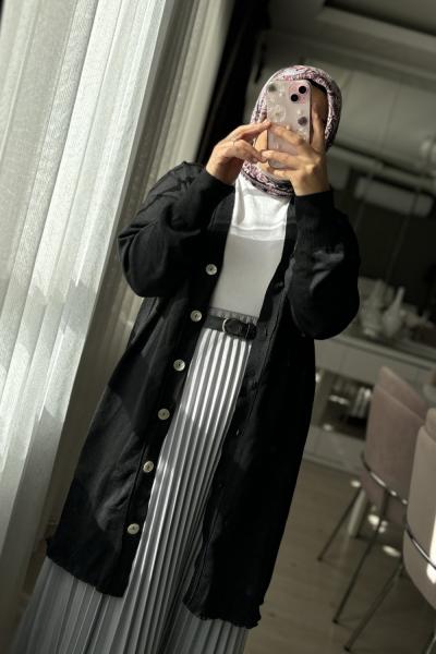 Yasemen Hırka Siyah