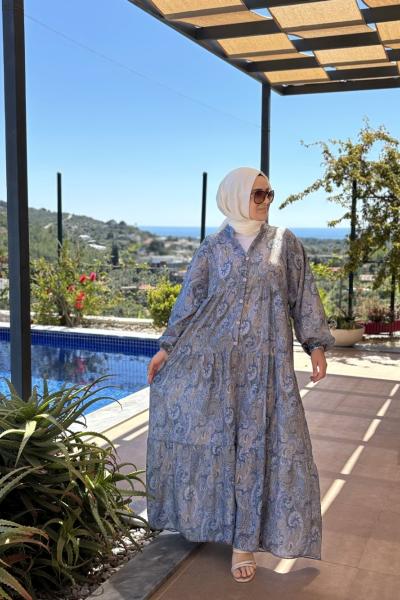 Yazlık Elbise Mavi