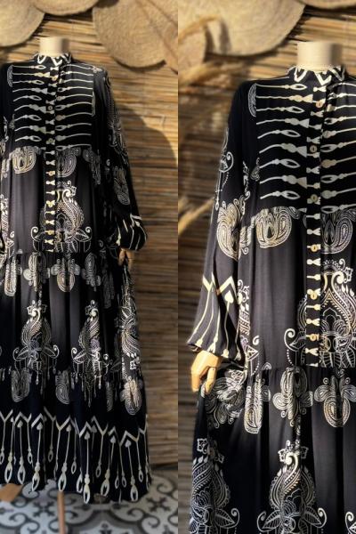 Zara Model Salaş Elbise Siyah