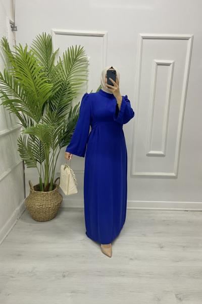 Zerafet Elbise Saks Mavisi